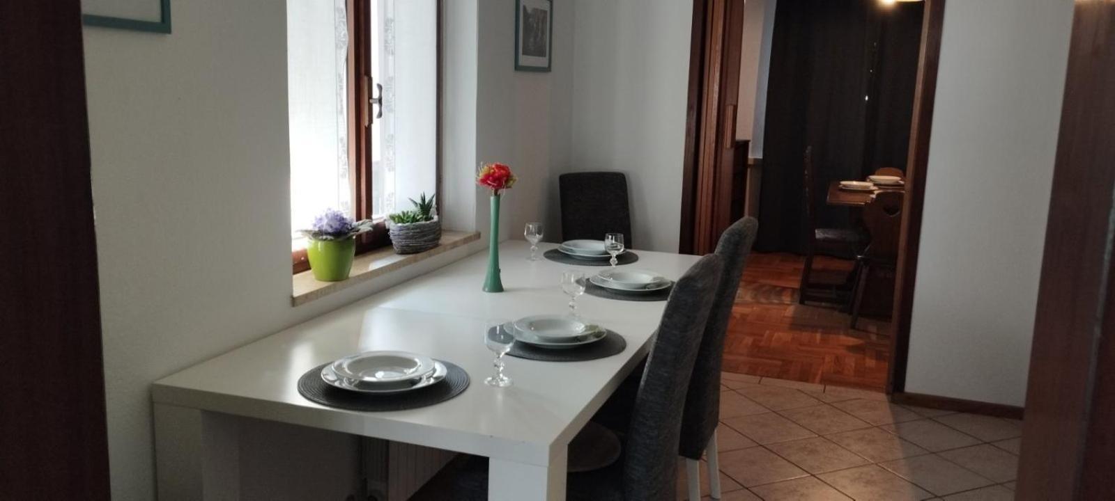 Appartamento Hisa Lescer Kobarid Esterno foto